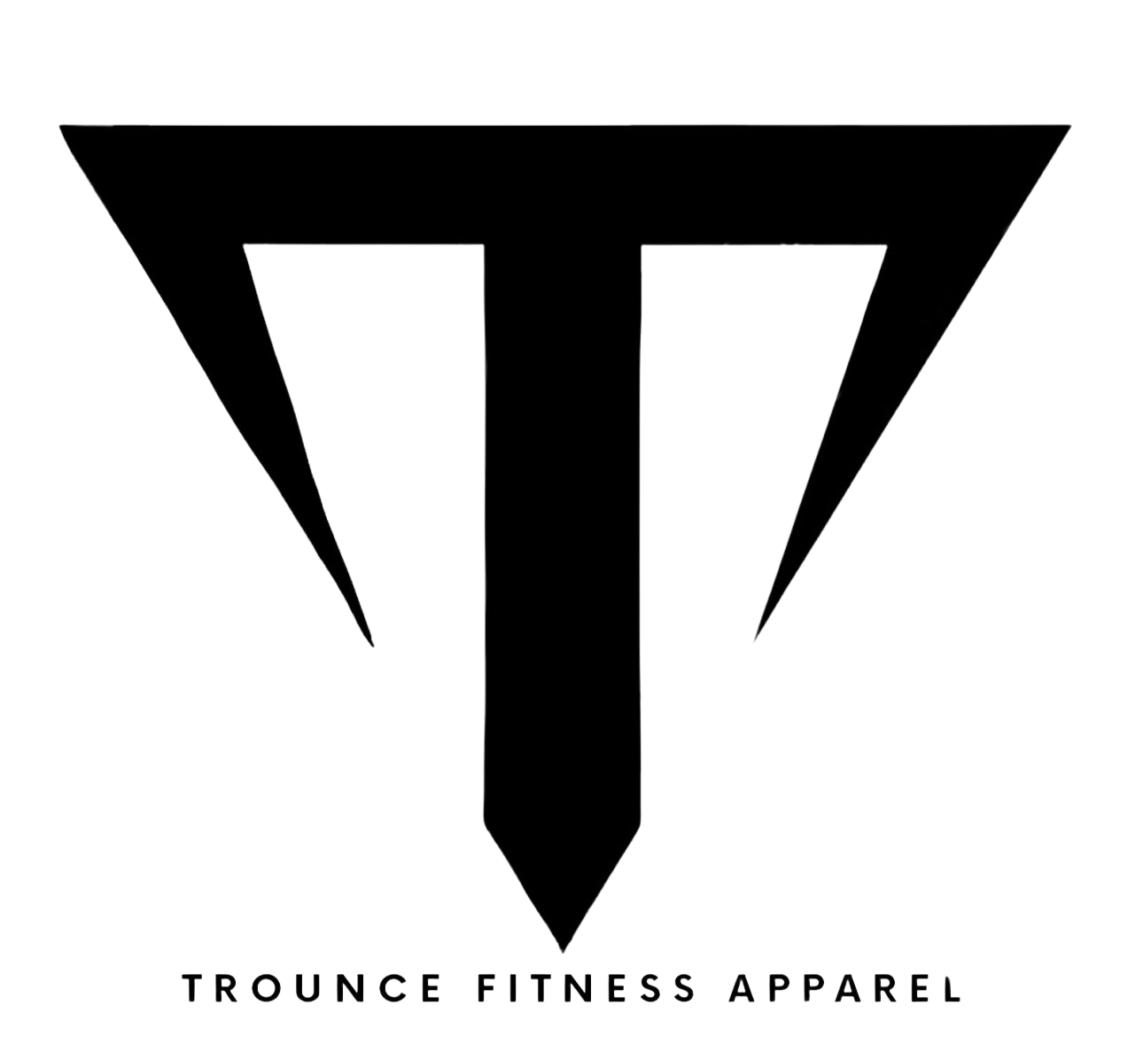 Trounce Fitness Apparel logo with stylized letter T