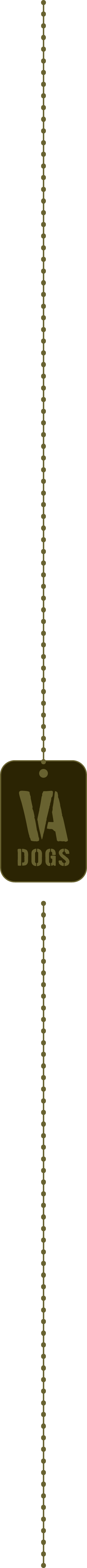 Vertical banner with text "VA DOGS"