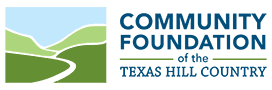 Logo of the Community Foundation of the Texas Hill Country, featuring a stylized landscape with hills.